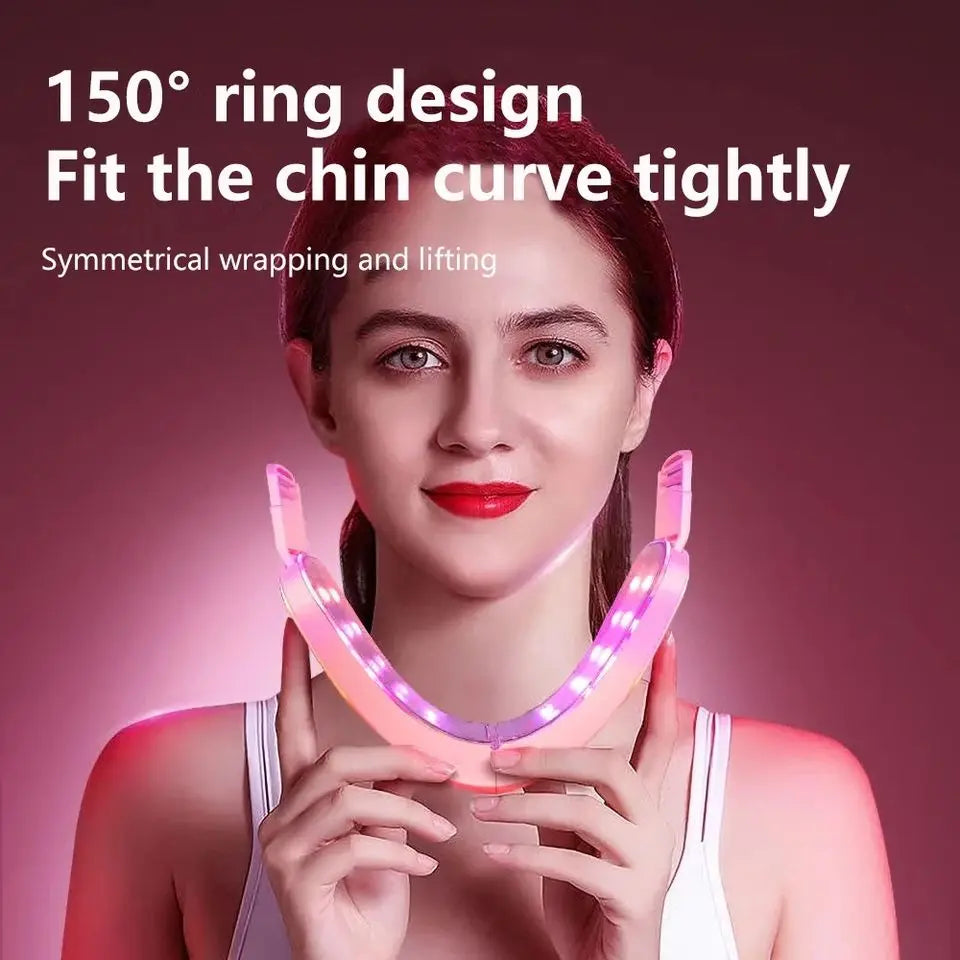 LED Photon Therapy Facial Slimming Vibration