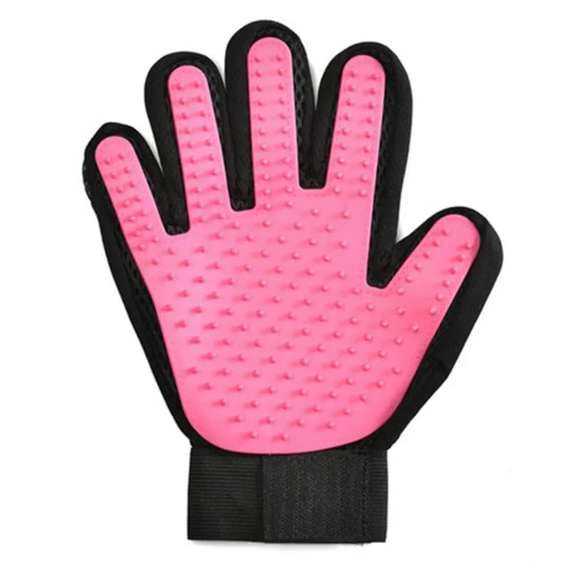 Pet Grooming Glove Gentle Efficient Pet Hair