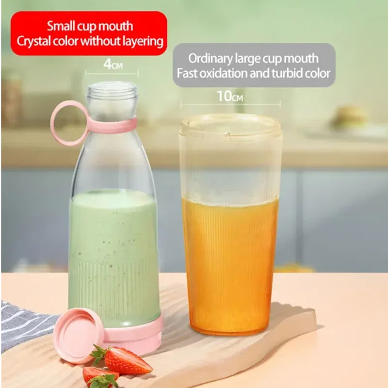 Electric Juicer Cup 6 Blades Blender Milkshake