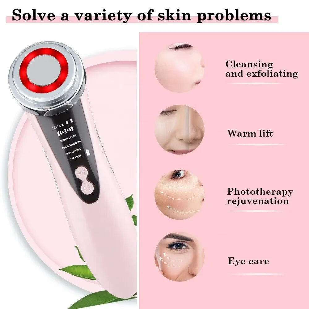 EMS Facial Massager Skin Care Tools 4 in 1 RF