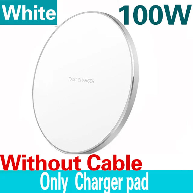 100W Fast Wireless Charger Pad for iPhone 1
