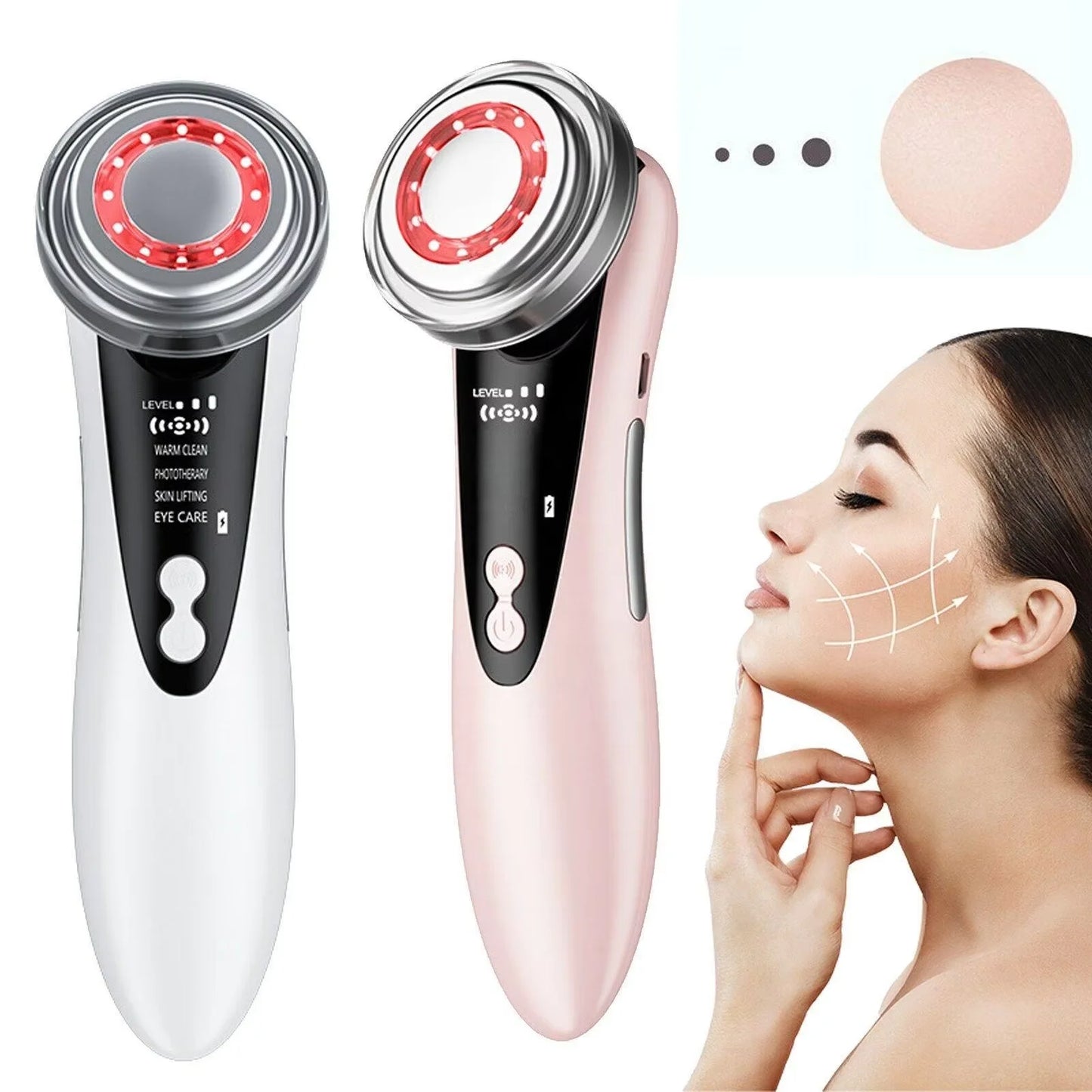 EMS Facial Massager Skin Care Tools 4 in 1 RF