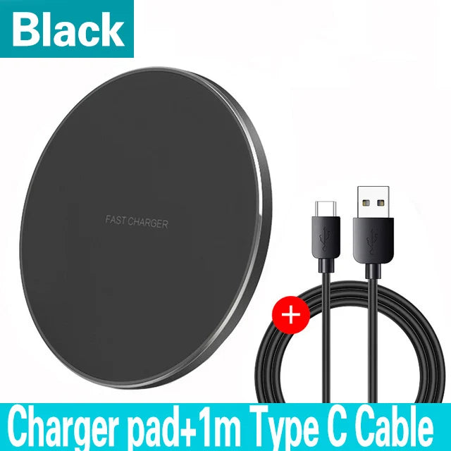 100W Fast Wireless Charger Pad for iPhone 1