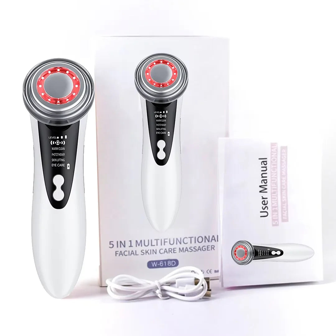 EMS Facial Massager Skin Care Tools 4 in 1 RF