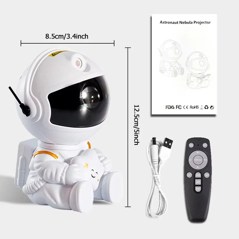 Projector Light Starry Sky Aurora Astronaut Space
