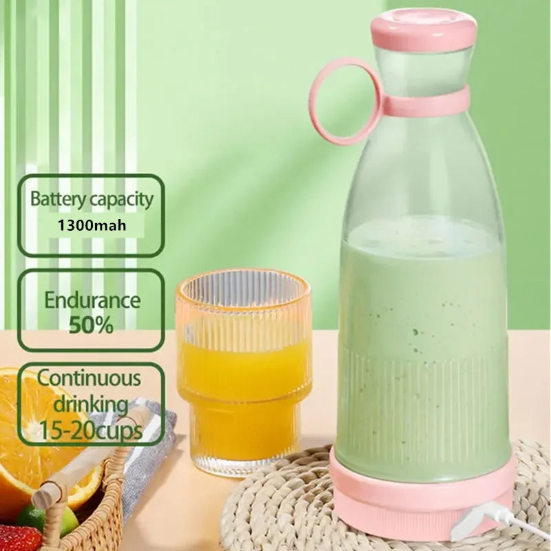 Electric Juicer Cup 6 Blades Blender Milkshake