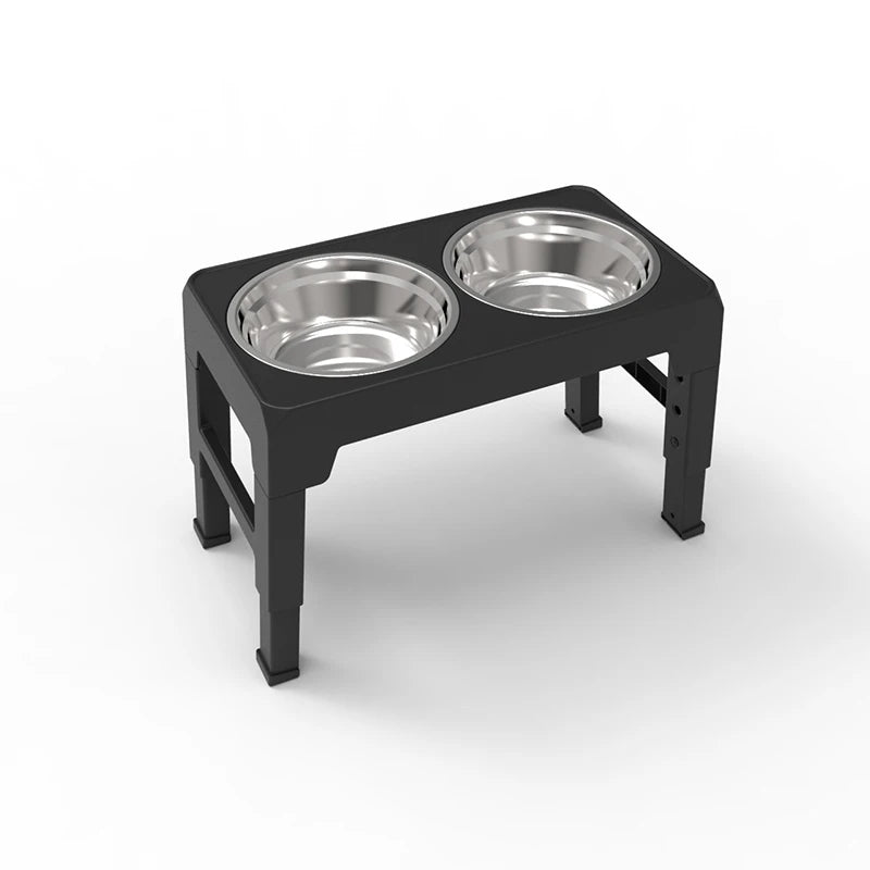 BOOTEELY Elevated Dog Feeder Bowls Adjustable