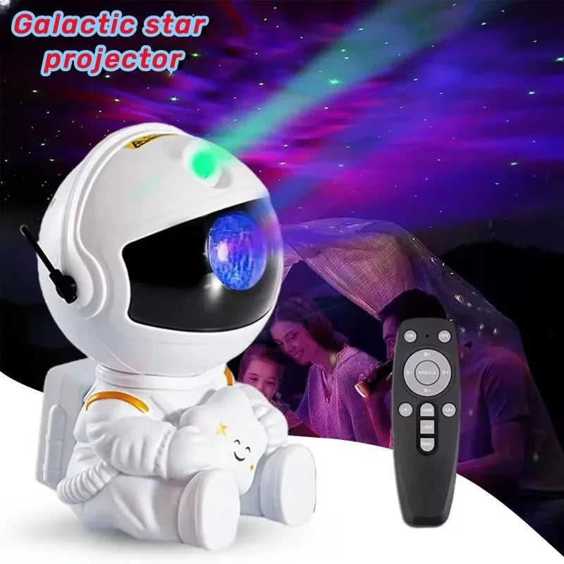 Projector Light Starry Sky Aurora Astronaut Space
