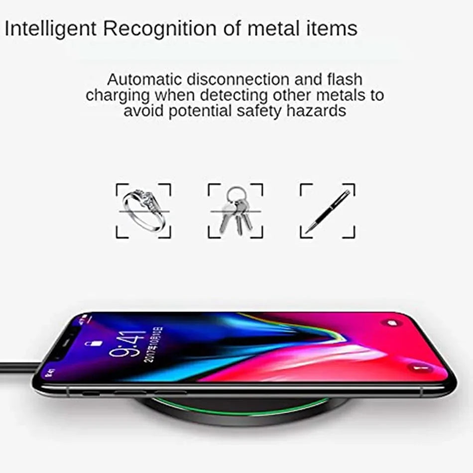 100W Fast Wireless Charger Pad for iPhone 1
