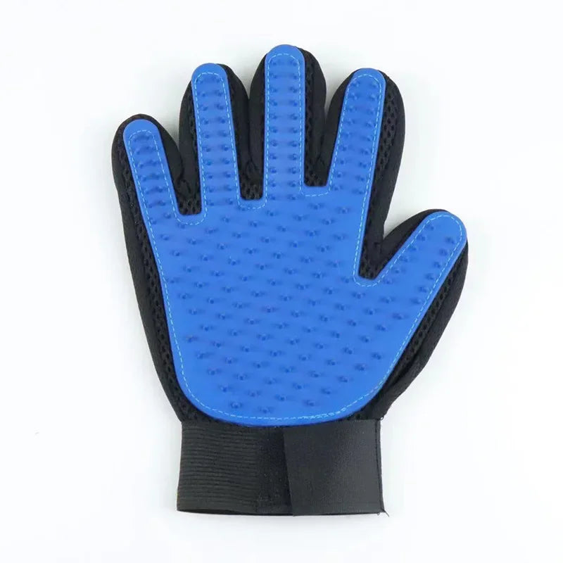Pet Grooming Glove Gentle Efficient Pet Hair