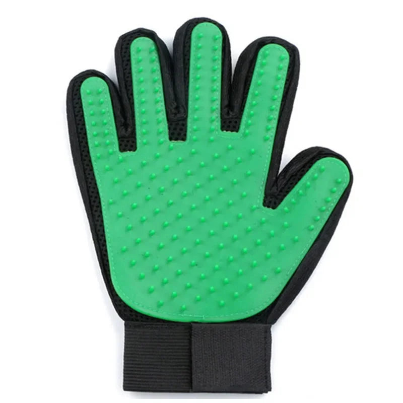 Pet Grooming Glove Gentle Efficient Pet Hair