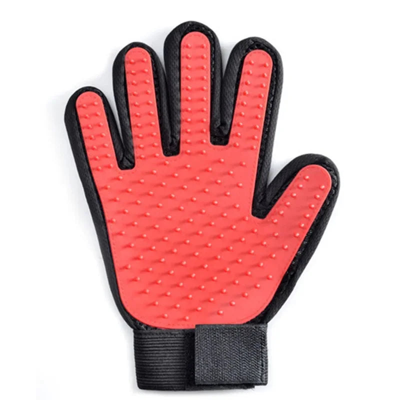 Pet Grooming Glove Gentle Efficient Pet Hair