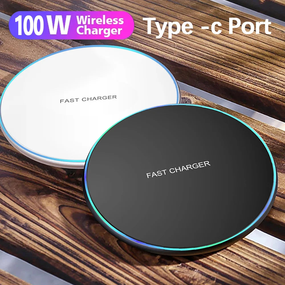 100W Fast Wireless Charger Pad for iPhone 1