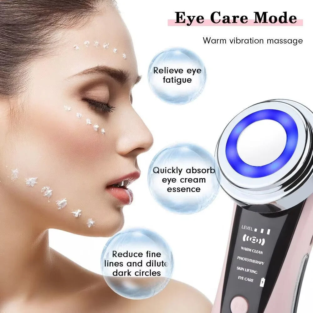 EMS Facial Massager Skin Care Tools 4 in 1 RF