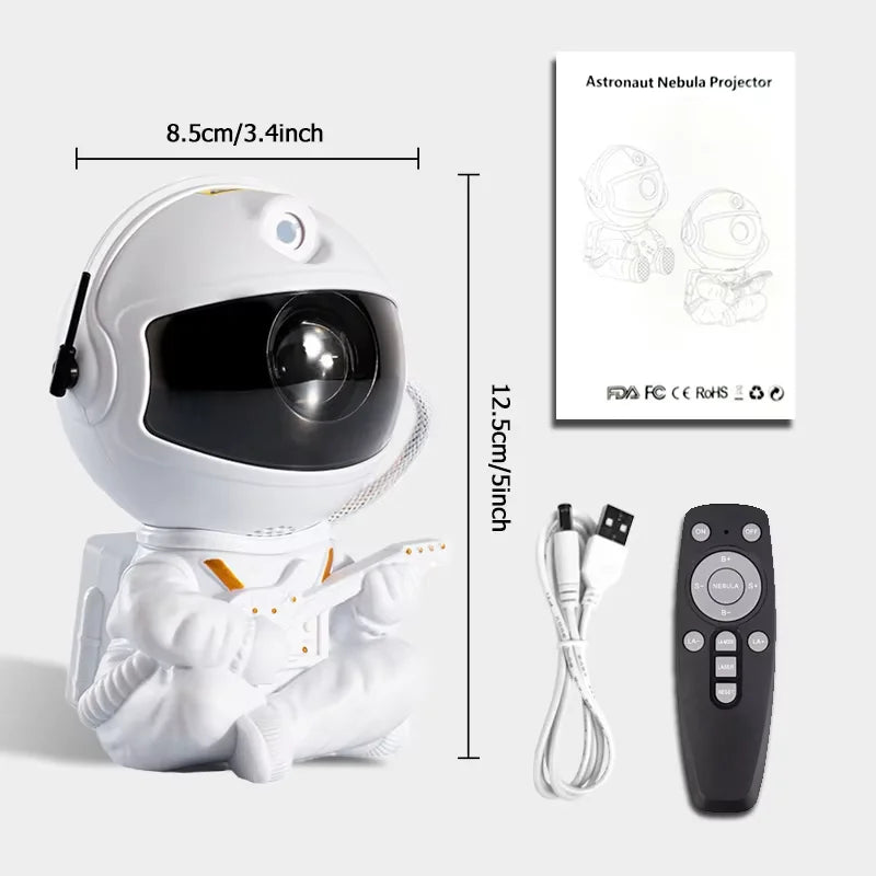 Projector Light Starry Sky Aurora Astronaut Space