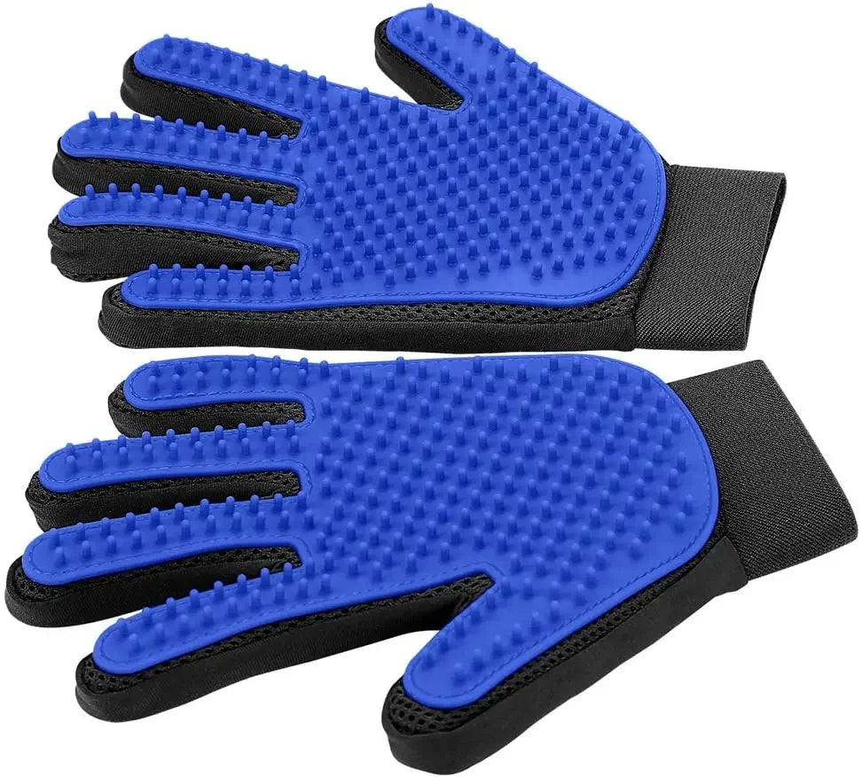 Pet Grooming Glove Gentle Efficient Pet Hair