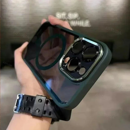 Luxury Magnetic Metal Lens Bumper Protection