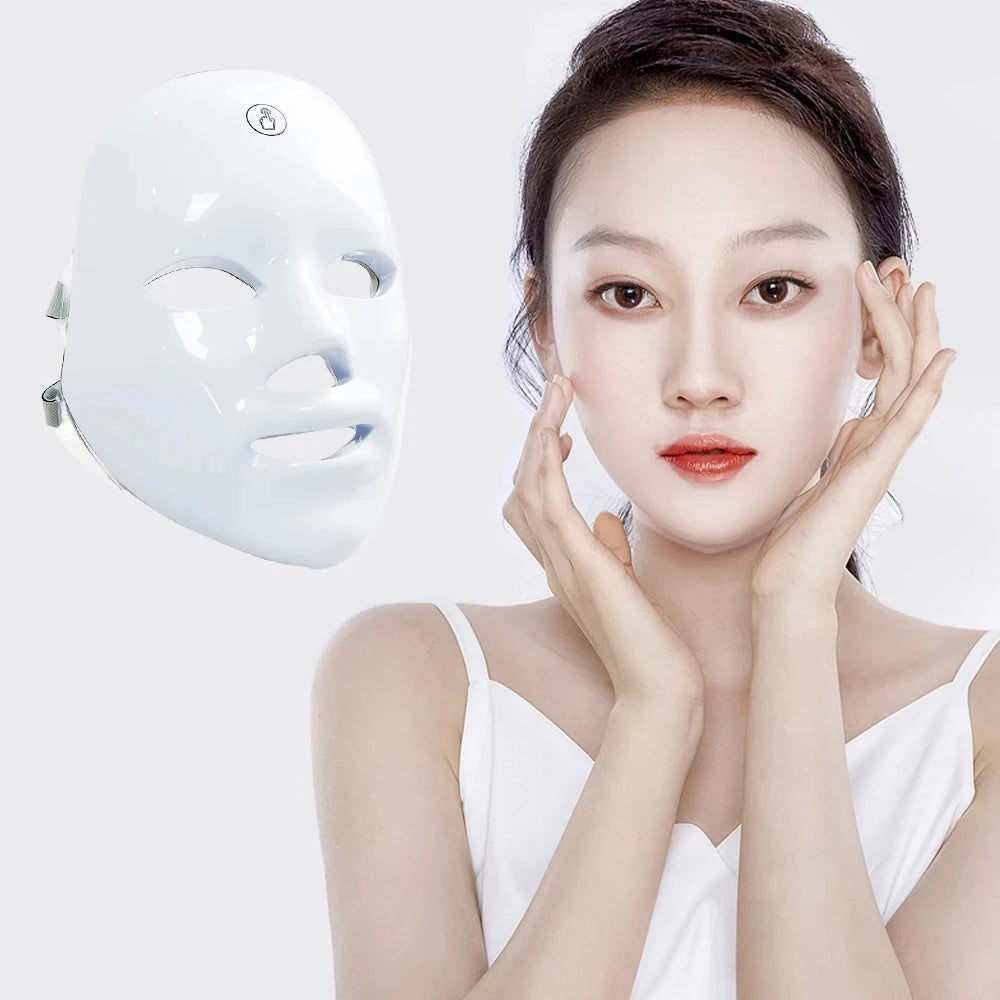 7 Colors LED Facial Mask Photon Therapy Face