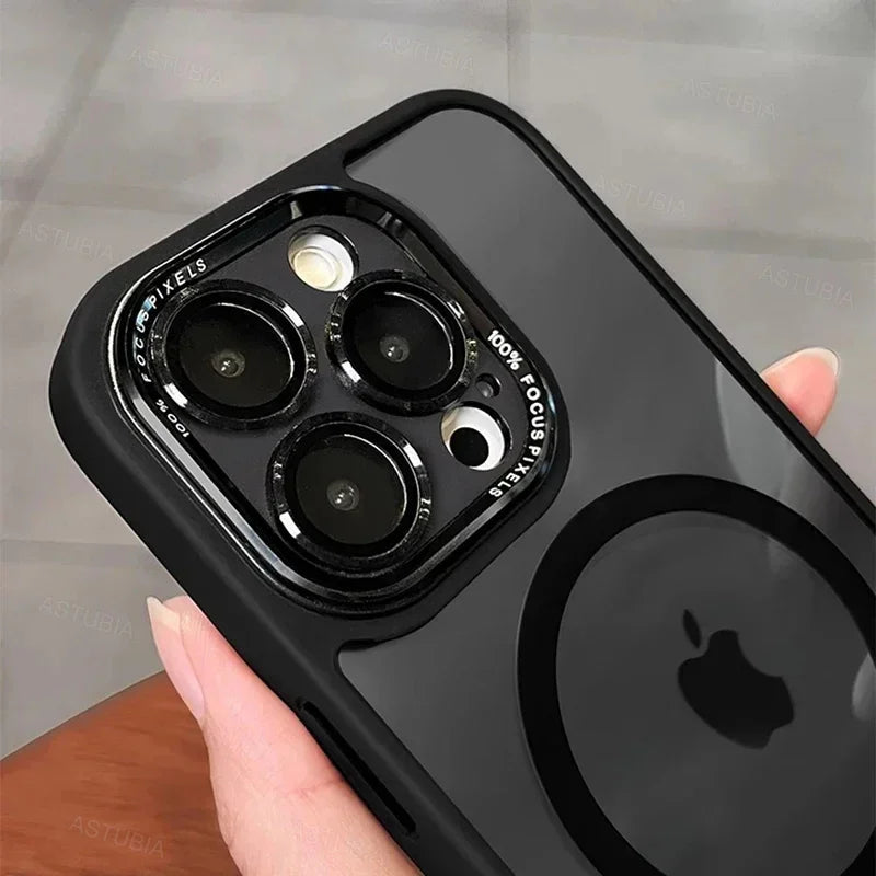 Luxury Magnetic Metal Lens Bumper Protection