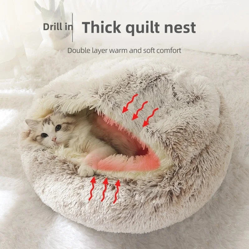 Autumn and Winter soft plush pet bed and pet bed