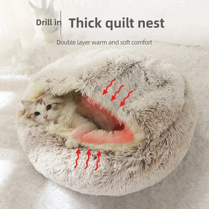 Autumn and Winter soft plush pet bed and pet bed