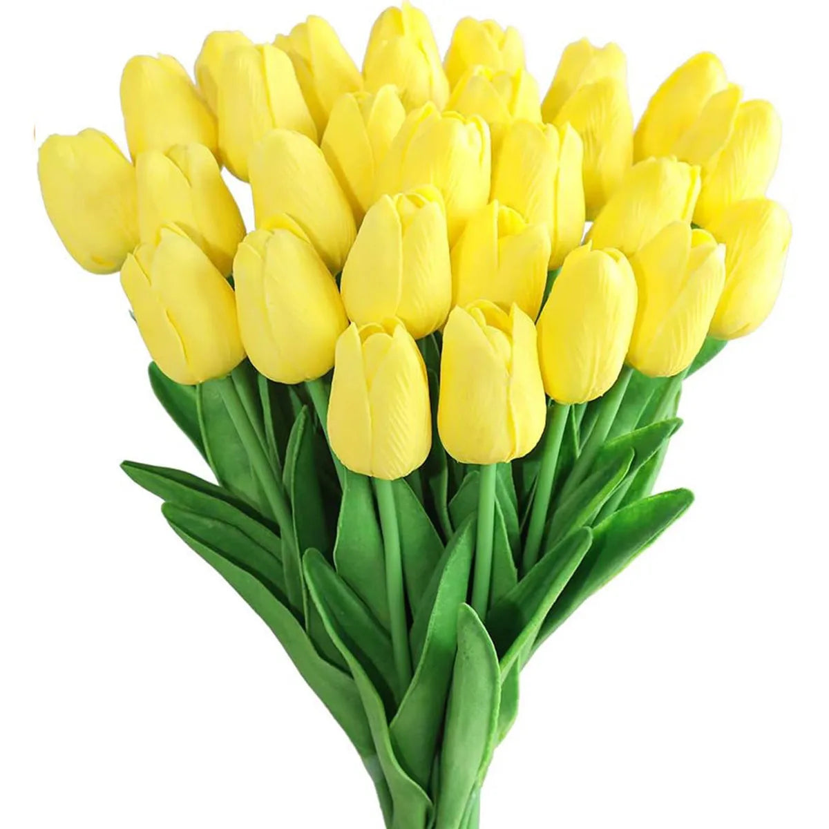 10Pcs Artificial Flower Realistic Touch Tulip Scrap