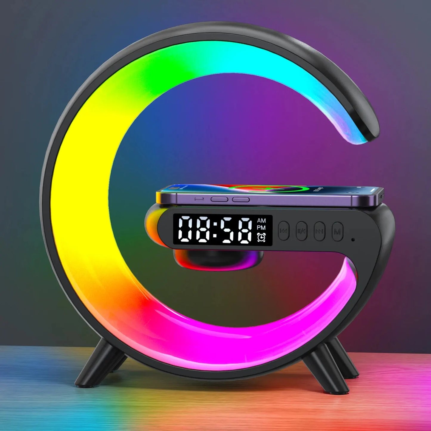 LED Smart Wake Up Light RGB Night Light with Wireless
