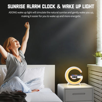 LED Smart Wake Up Light RGB Night Light with Wireless
