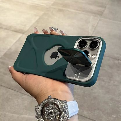 Fashion Logo Hole Magnetic Case for iPhone 11 12