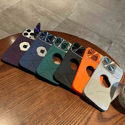 Fashion Logo Hole Magnetic Case for iPhone 11 12