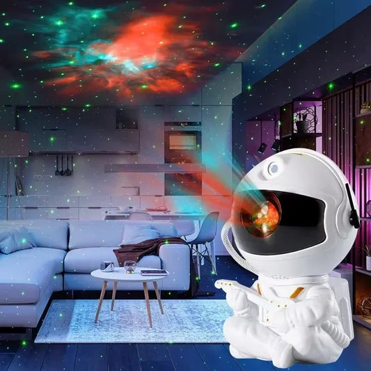 Projector Light Starry Sky Aurora Astronaut Space