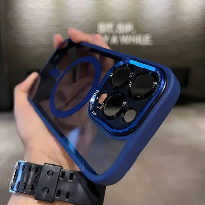 Luxury Magnetic Metal Lens Bumper Protection