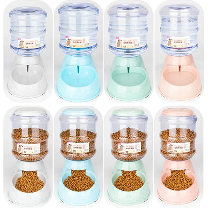 Large Capacity Pet Feeder Bowls Small Dog Food