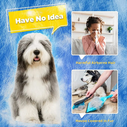 Pet Grooming Glove Gentle Efficient Pet Hair