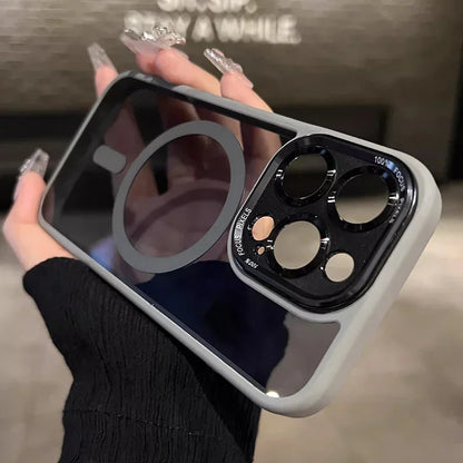 Luxury Magnetic Metal Lens Bumper Protection