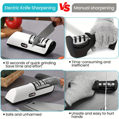 Kitchen Electric Knife Sharpener Multifunctional