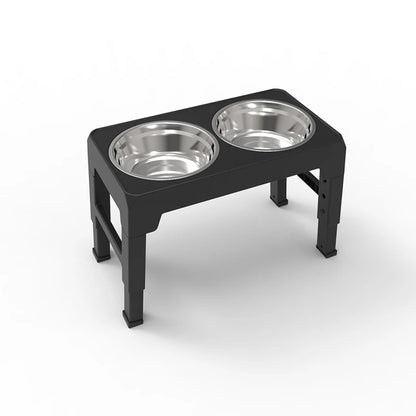 BOOTEELY Elevated Dog Feeder Bowls Adjustable