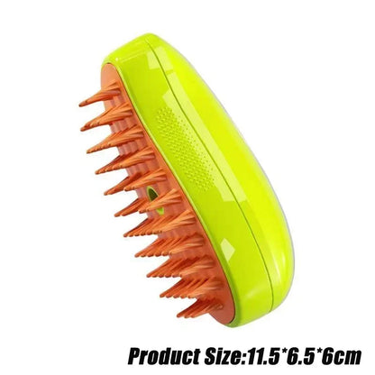 Steamy Dog Brush Electric Spray Cat Hair Brush