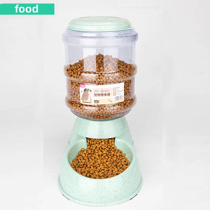 Large Capacity Pet Feeder Bowls Small Dog Food