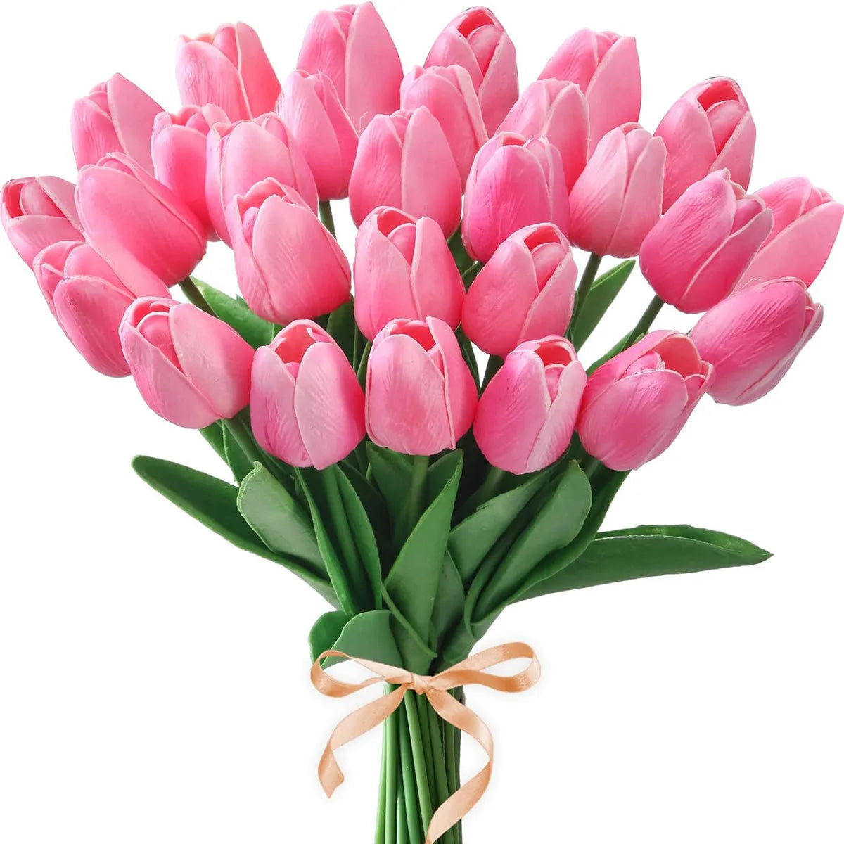 10Pcs Artificial Flower Realistic Touch Tulip Scrap