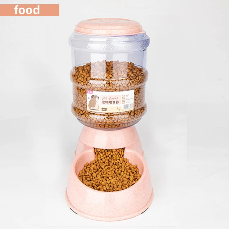 Large Capacity Pet Feeder Bowls Small Dog Food