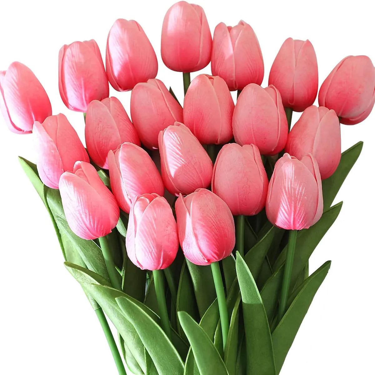 10Pcs Artificial Flower Realistic Touch Tulip Scrap