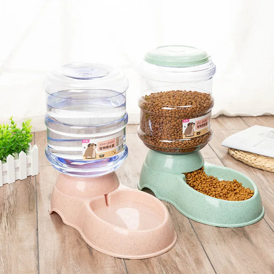 Large Capacity Pet Feeder Bowls Small Dog Food
