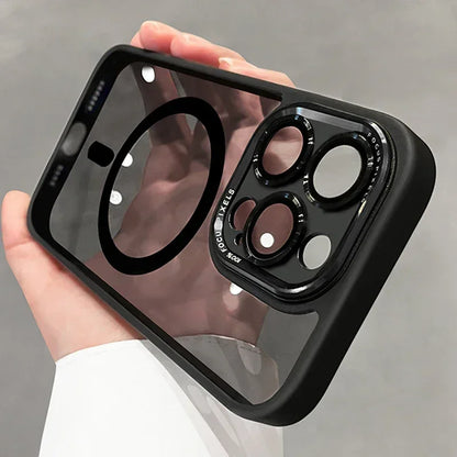 Luxury Magnetic Metal Lens Bumper Protection