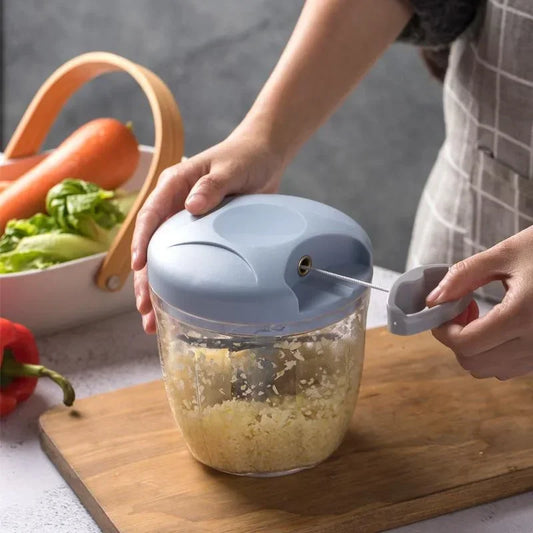 Manual Meat Mincer Garlic Chopper Rotate Garlic