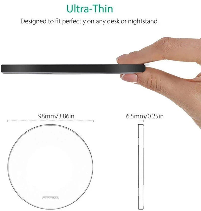 100W Fast Wireless Charger Pad for iPhone 1