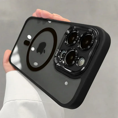 Luxury Magnetic Metal Lens Bumper Protection