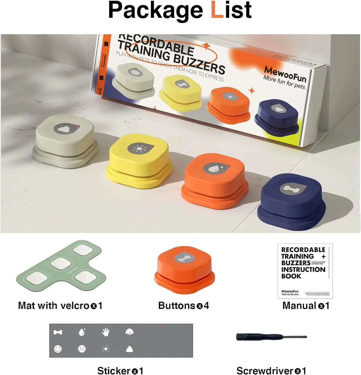 Dog Button Record Talking Pet Communication